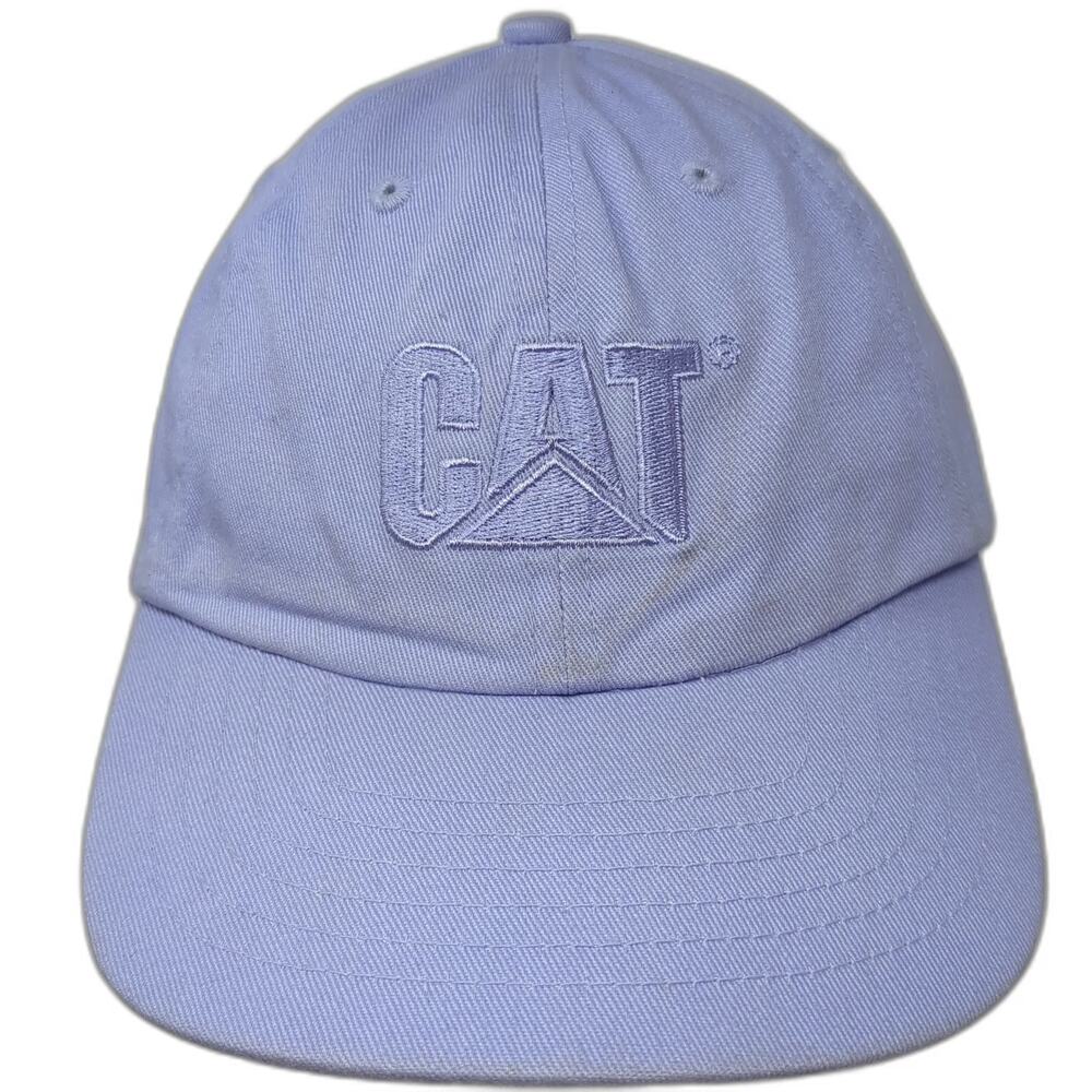 Caterpillar Baseball Cap Purple One Size Strapback Embroidered Logo Cotton hat